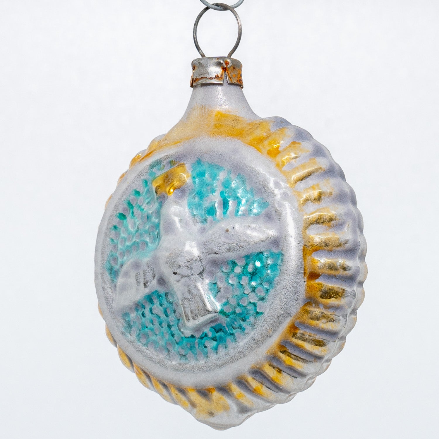 Julekugle med fredsdue