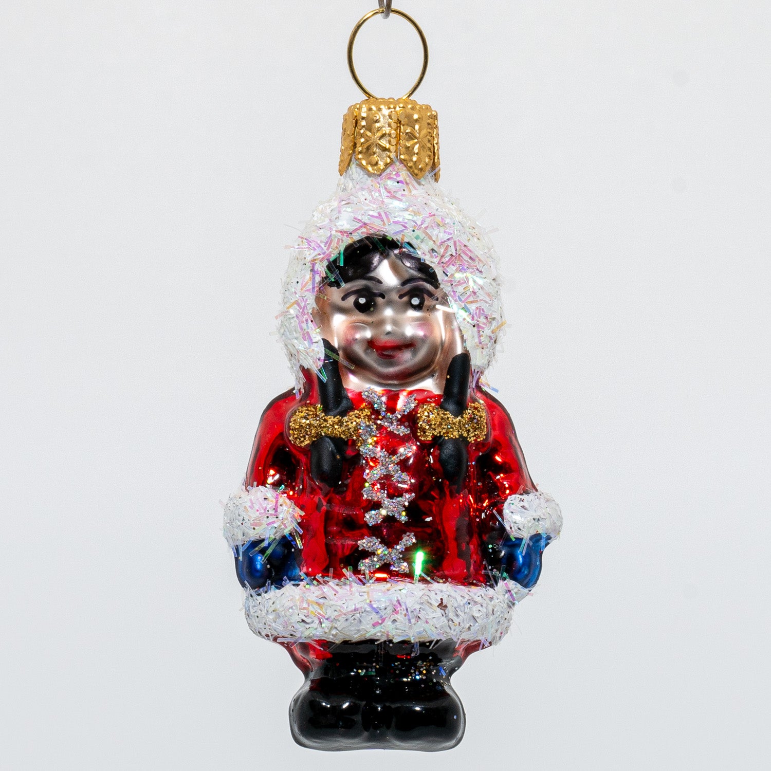 Inuit, rød m. fletninger