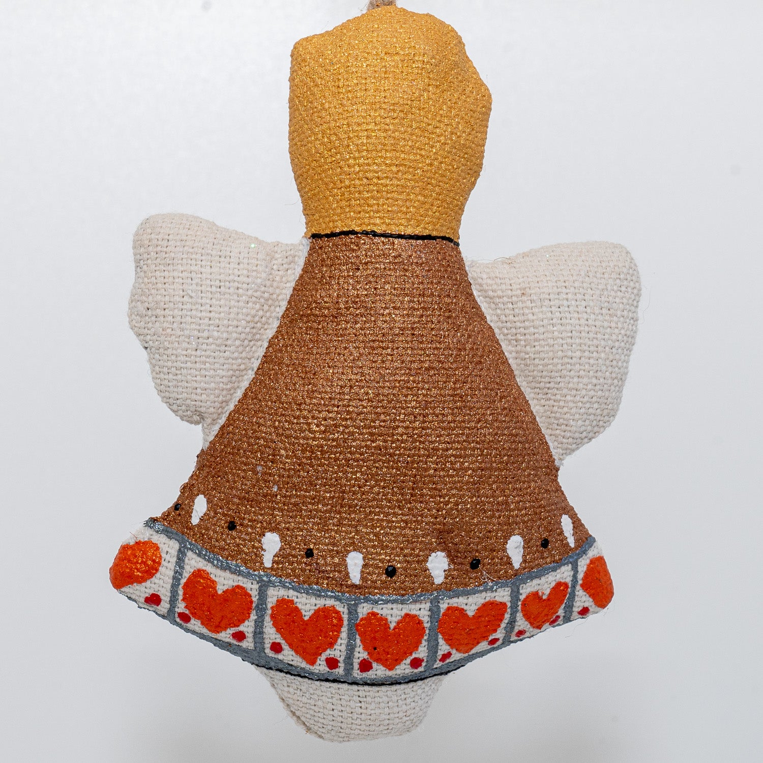 Engel m. hjerter på kjole