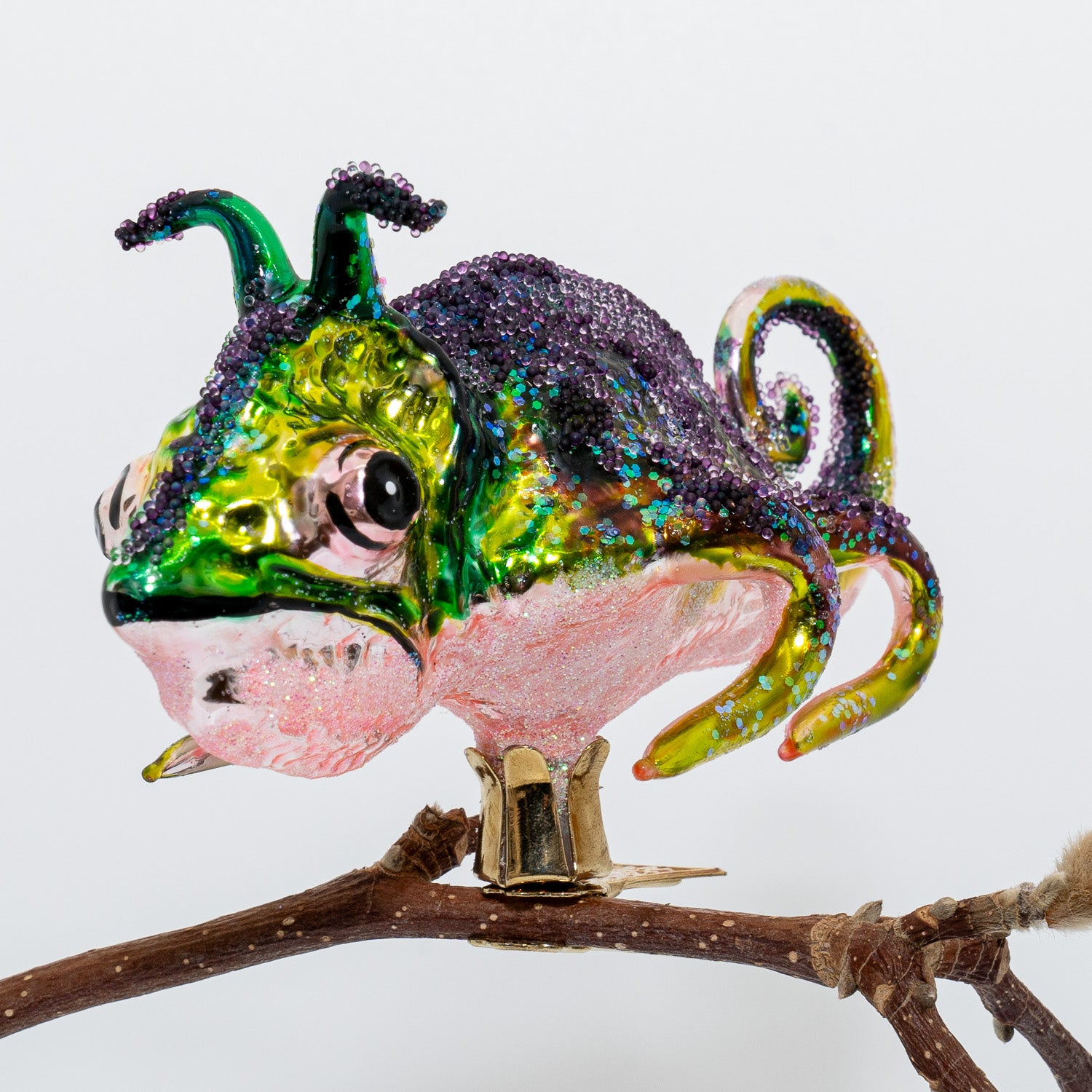 Kamæleon på klips, mosgrøn