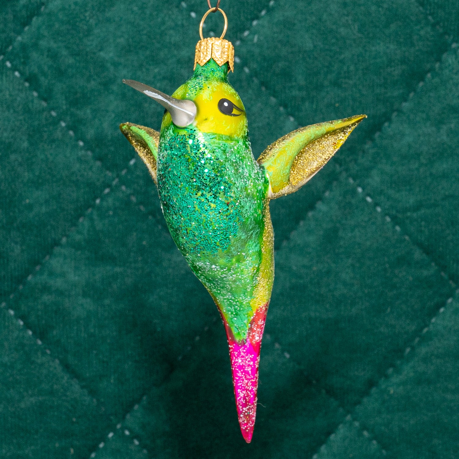 Kolibri, grøn/pink